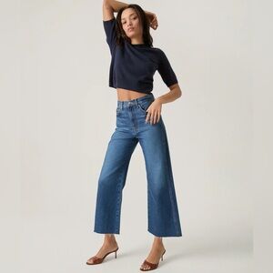 NWT Veronica Beard Taylor Wide Leg Jean Size 27